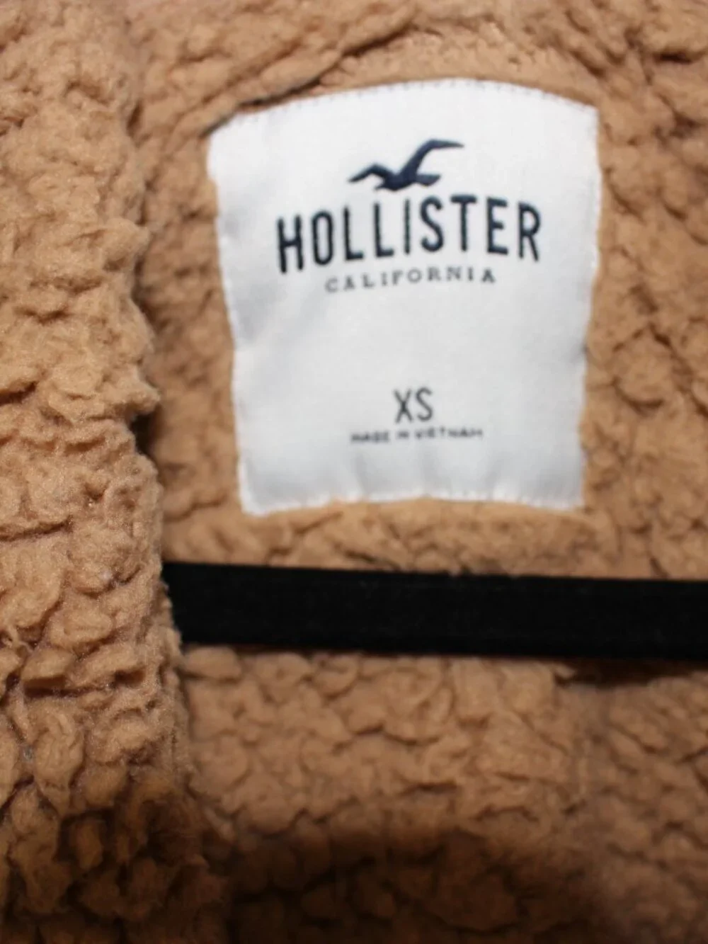 Hollister Sherpa Fuzzy Jacket Size XS